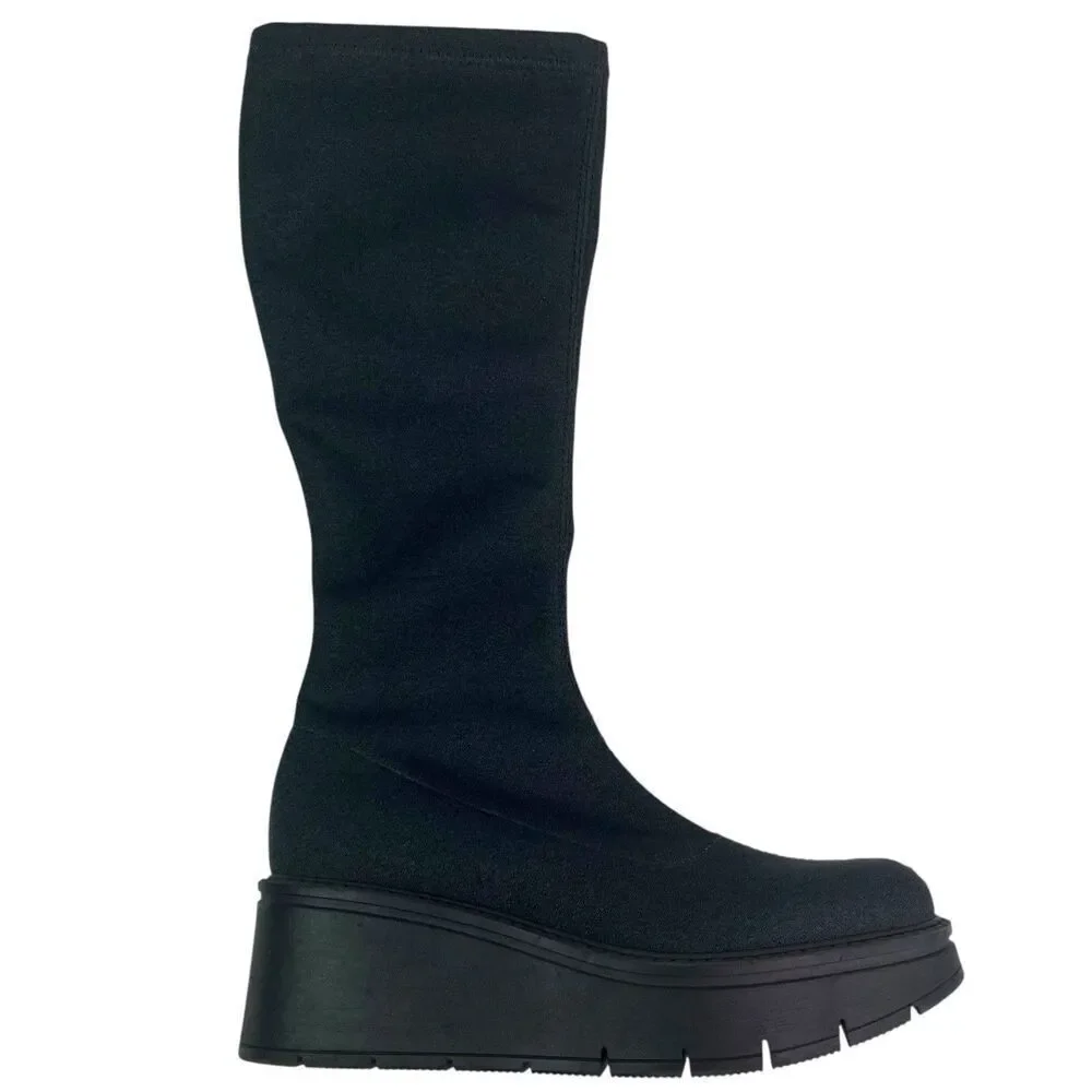 La Canadienne Jerry Festival Platform Tall Boots size 6.5 NEW